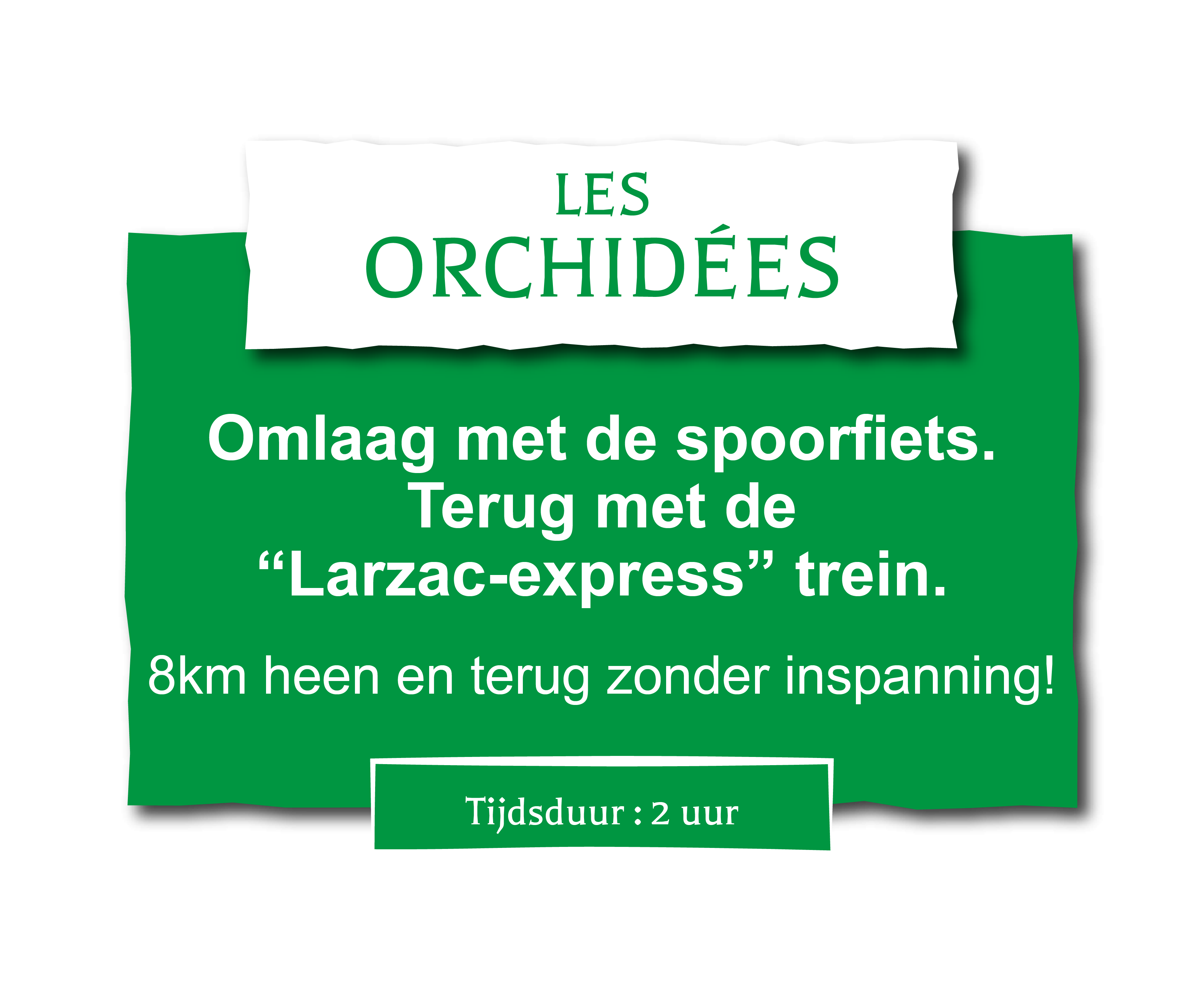 Parcours en vélo rail et en train de tourisme